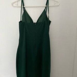 Emerald green dress